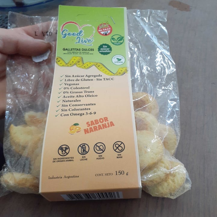 review photo of Good live Galletitas Sabor Naranja shared by @azog on 25 Jun 2021 - review