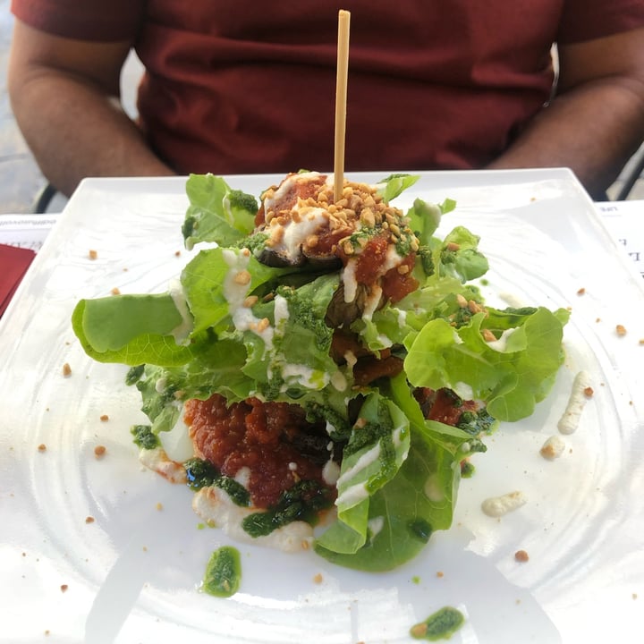 photo of Life Bistrot - Plant Based Restaurant - Archaeological Site Parmigiana Di Melanzane, Mandorle E Pesto Di Rucola shared by @nocemoscata on  10 Jul 2022 - review