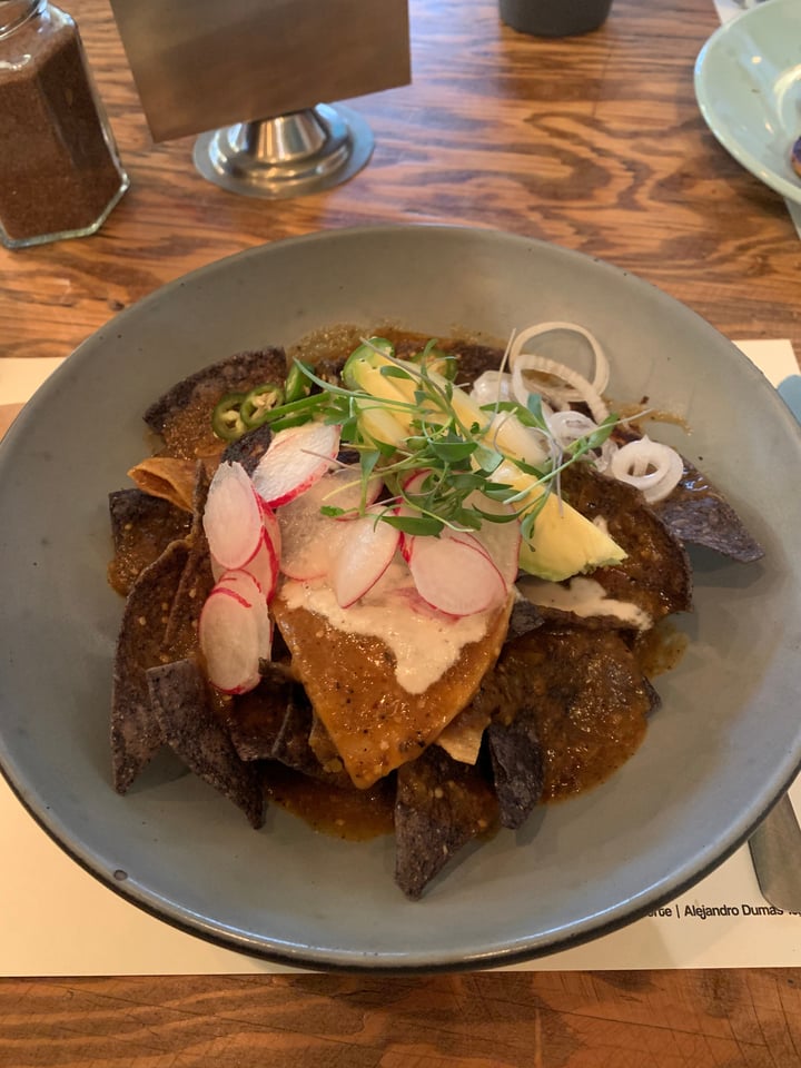 photo of Forever Vegano Chilaquiles de la Milpa shared by @nancy on  05 Feb 2020 - review