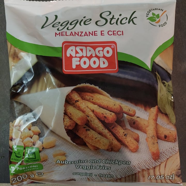 photo of Asiago food Veggie Stick Melanzane E Ceci shared by @elaura on  24 Sep 2022 - review