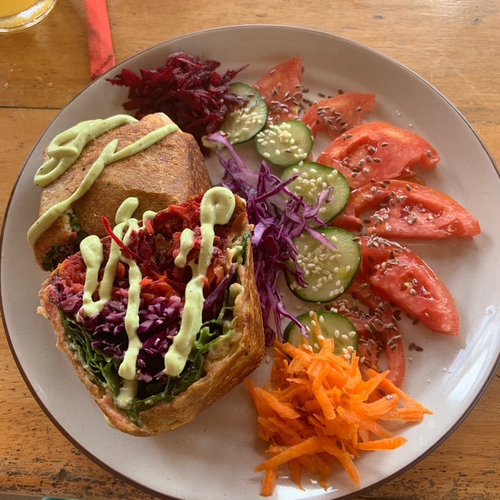 photo of Puerto&Co - Coworking Space and Vegan Cafe Burrito falafel shared by @c3cilia on  24 Nov 2021 - review