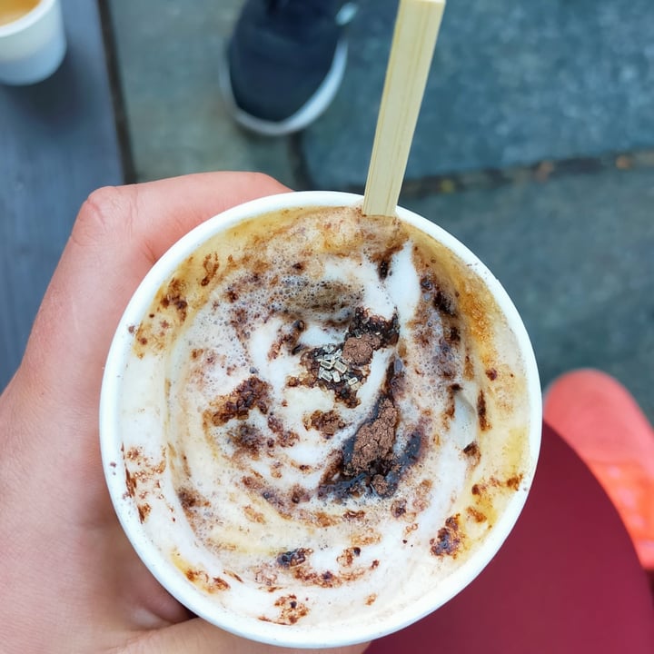 review photo of Snack bar moka Cappuccino con latte di soia shared by @larabeans on 21 Feb 2022 - review