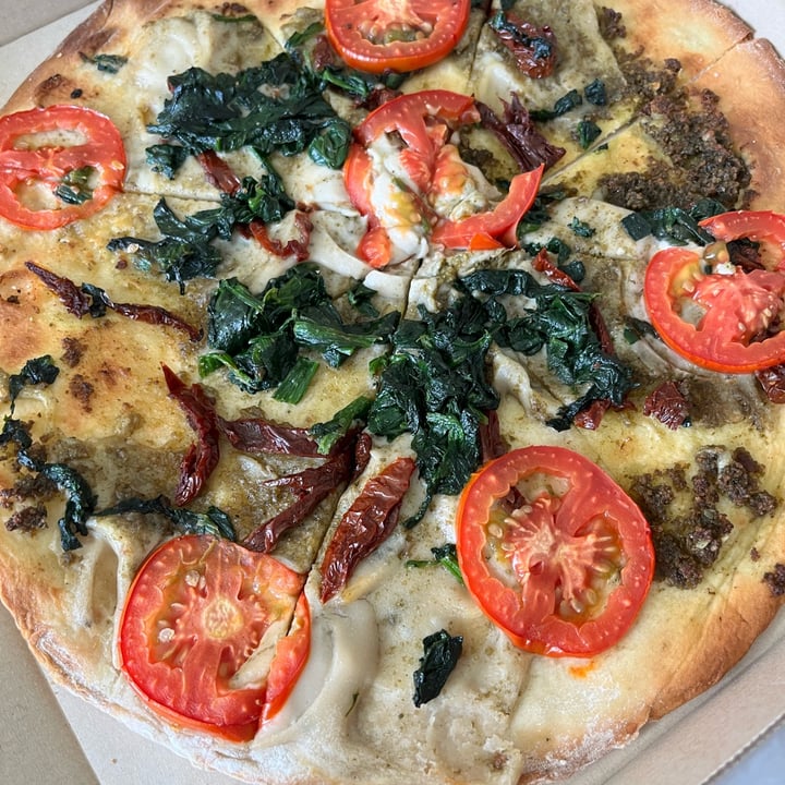 photo of Go Vegan Cafe pesto pizza shared by @preethiness on  13 Jun 2022 - review