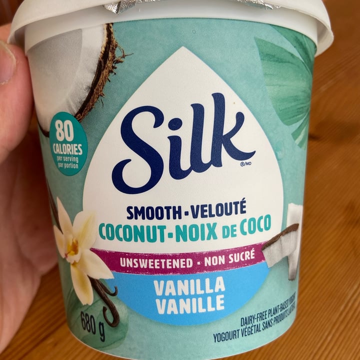 review photo of Silk Smooth coconut unsweetened vanilla yogurt shared by @gianvito on 13 May 2022 - review