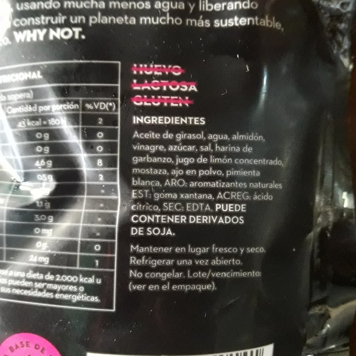 photo of NotCo Not Mayo Original - Doypack  shared by @evlacertae on  09 Sep 2021 - review