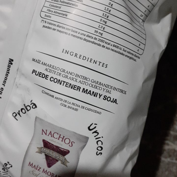 review photo of Maixanas Nachos sabor Hummus shared by @nomadatrecw on 02 Dec 2021 - review