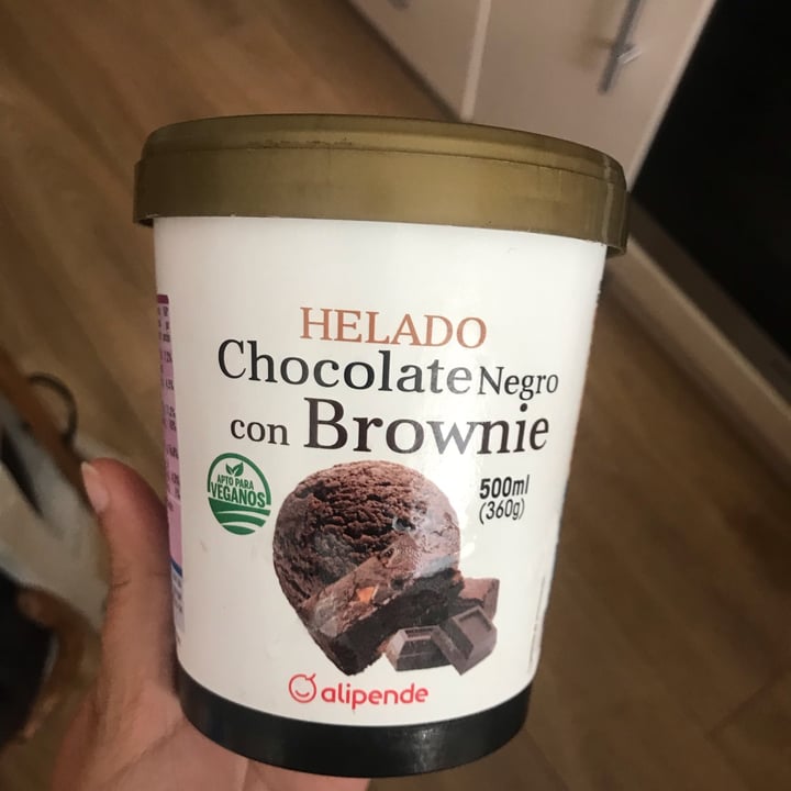 photo of Alipende Helado de chocolate negro con brownie shared by @cgo98 on  03 Jul 2022 - review