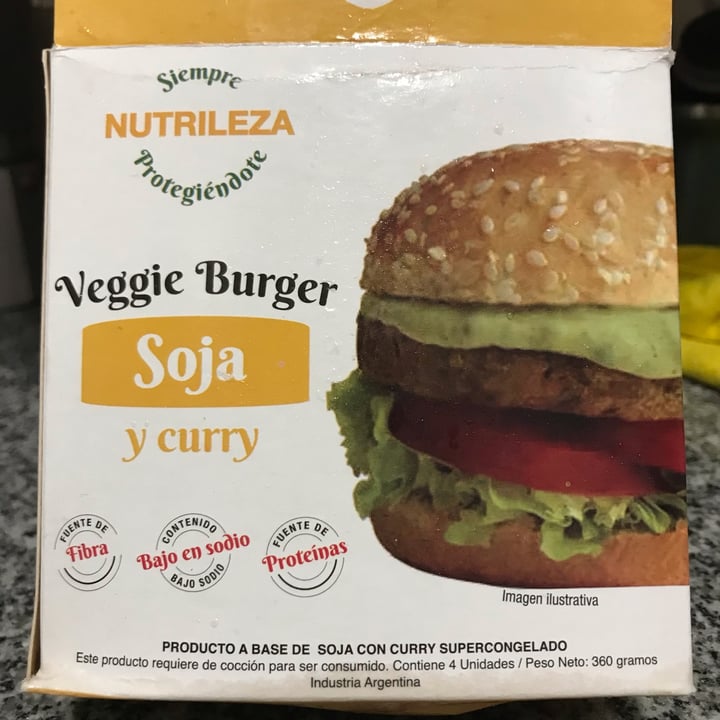 photo of Nutrileza Hamburguesa de Soja y Curry shared by @hipernova on  03 Nov 2021 - review