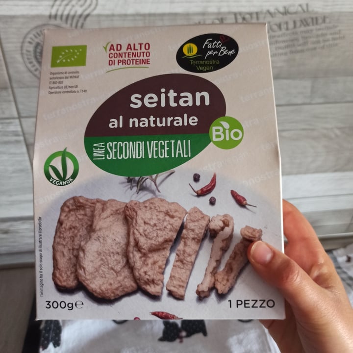 review photo of Fatti per Bene Seitan Al Naturale Bio shared by @eleonoracasss on 27 Jun 2022 - review