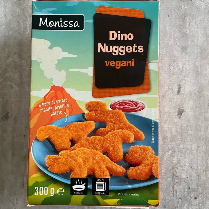 photo of Monissa Dino Nuggets Vegani shared by @spesaconpugliaveg on  14 Nov 2022 - review