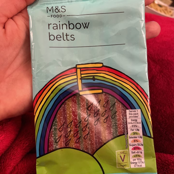 photo of Marks & Spencer Food (M&S) Rainbow Belts shared by @plantana on  22 Apr 2021 - review