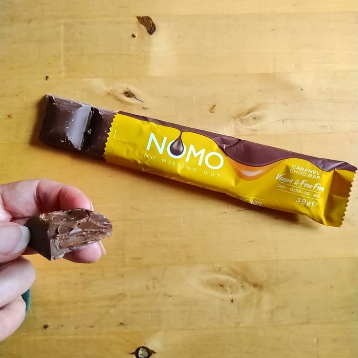 photo of NOMO Caramel Chocolate Bar shared by @andala on  18 Nov 2022 - review