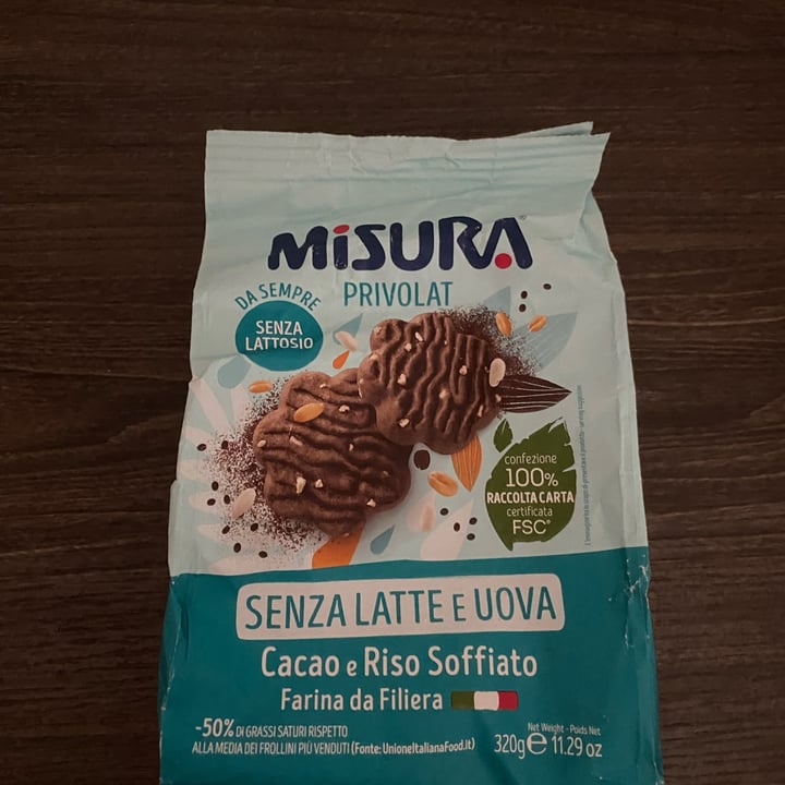 photo of Misura Biscotti Cacao e Riso Soffiato shared by @giulimarangi on  31 May 2022 - review
