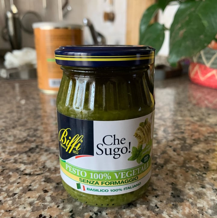 photo of Biffi Che Sugo! Pesto 100% Vegetale Senza Formaggio Jar shared by @rufusofengland on  21 Apr 2022 - review