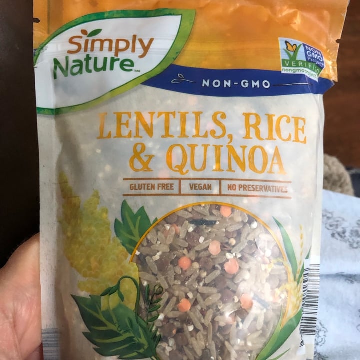 photo of Simply Nature Lentils, rice & quinoa shared by @allycat38 on  01 Nov 2021 - review