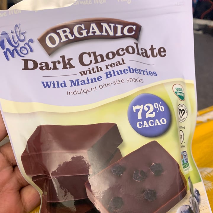 review photo of Nib Mor Blueberry organic dark chocolate shared by @jinxx on 26 May 2021 - review
