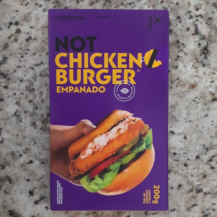 photo of NotCo Not Chicken Burger Empanado shared by @lecanes on  23 Apr 2022 - review