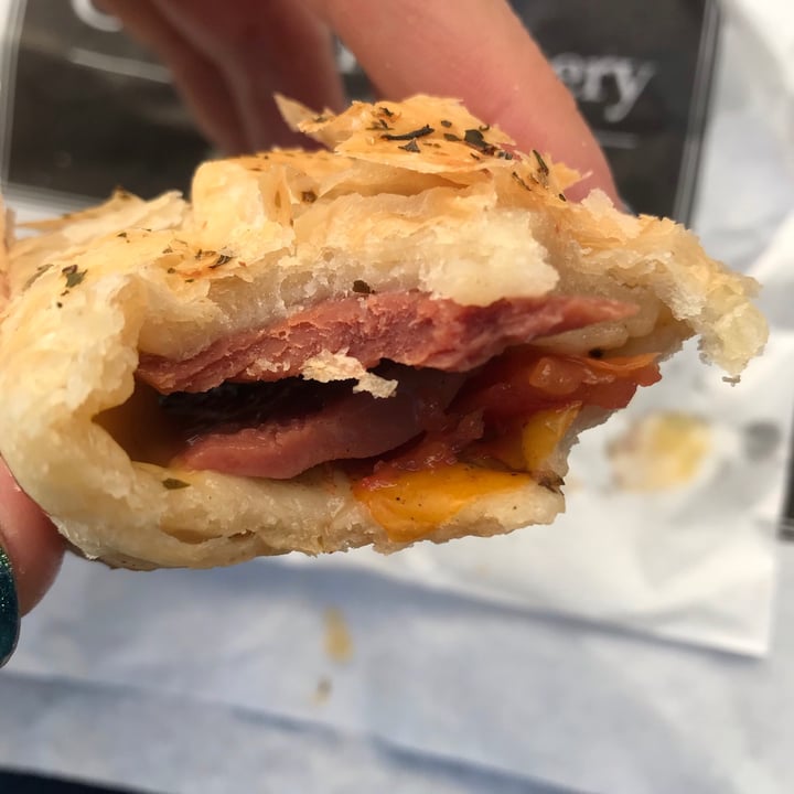 photo of Coughlans Bakery Sutton Vegan Bacon, Cheese & Roasted Tomato turnover shared by @vegansuttonmama on  23 Oct 2020 - review