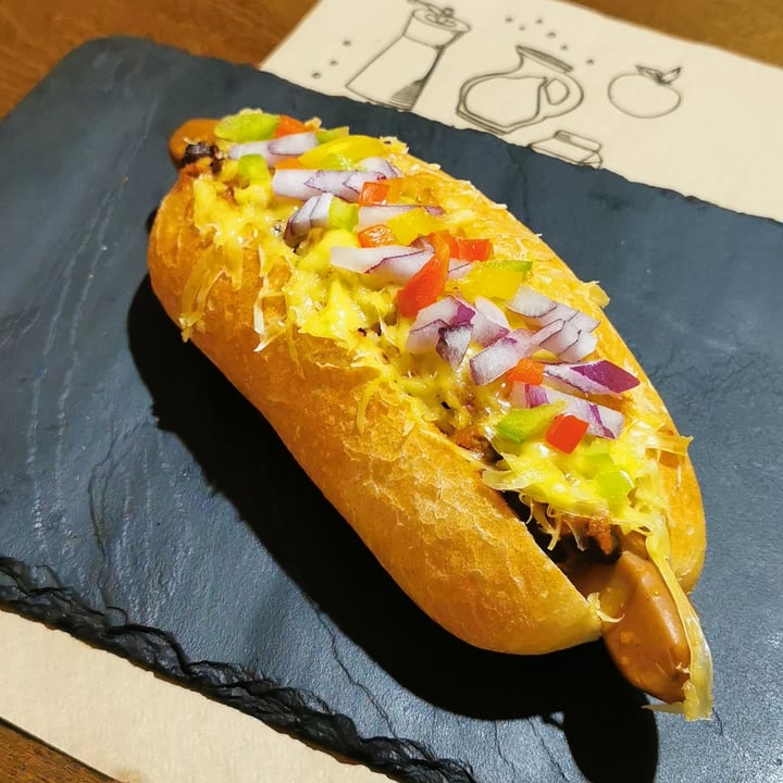 review photo of El Delantal Verde Perrito Caliente shared by @veggieterranean on 27 Nov 2020 - review