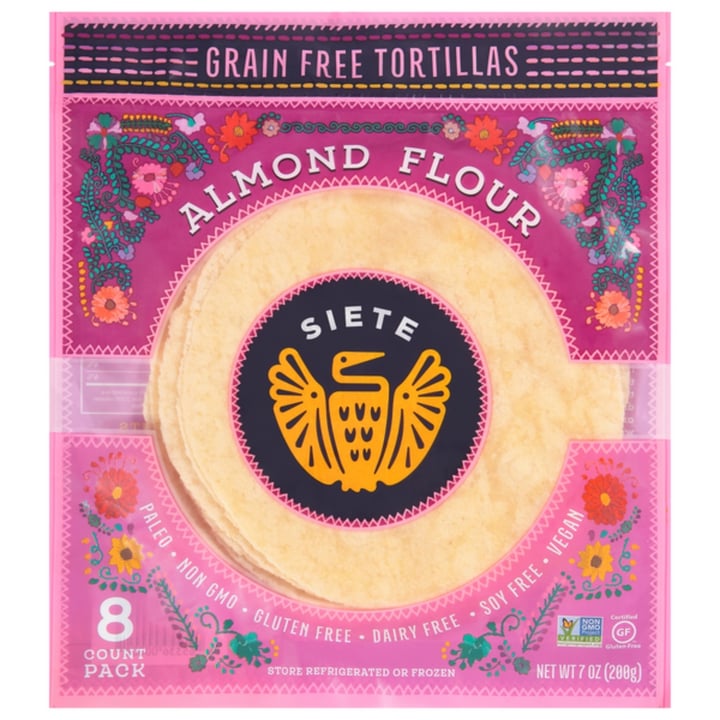 photo of Siete Family Foods Almond Flour Tortillas shared by @makeworldvegan on  15 Oct 2022 - review