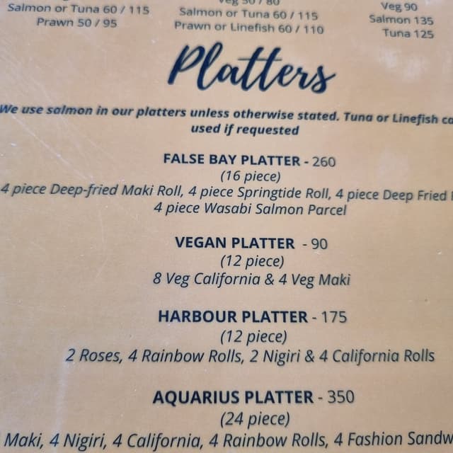 Photo of the dish “Vegan Sushi Platter”