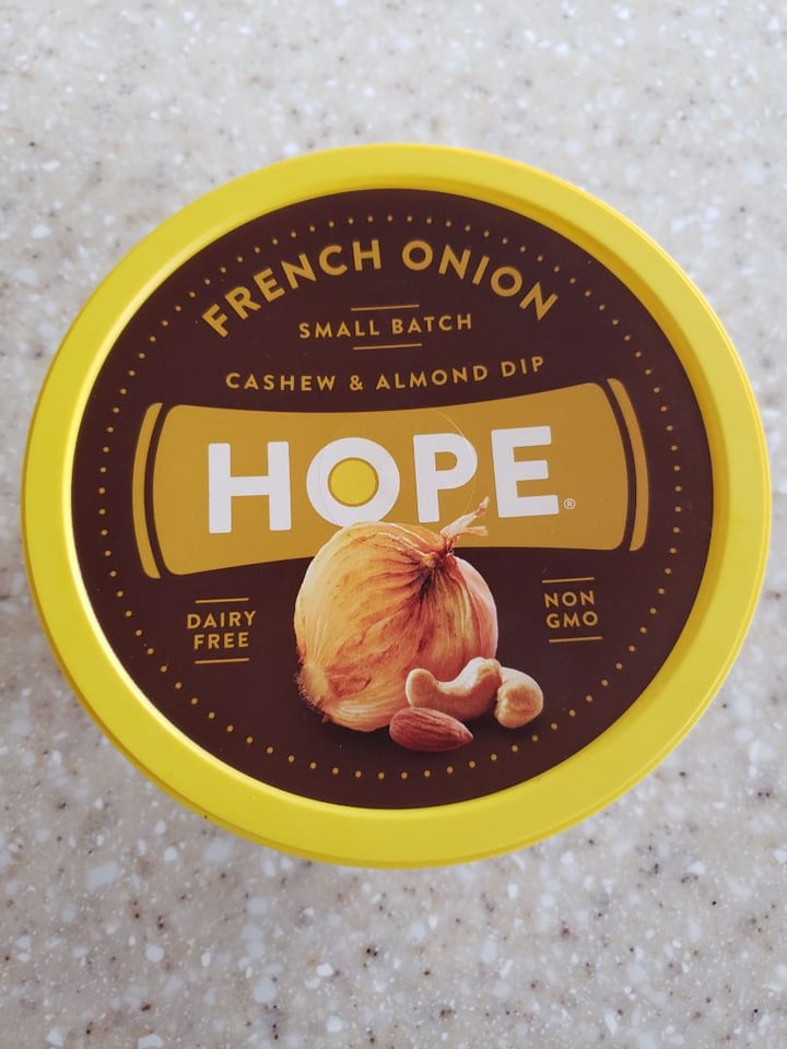 photo of HOPE Foods French Onion Cashew And Almond Dip shared by @jenicalyonclapsaddle on  03 Feb 2020 - review