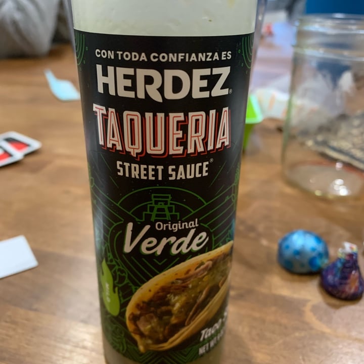 photo of Herdez Original Verde Taqueria Street Sauce shared by @farmerjan on  30 May 2022 - review