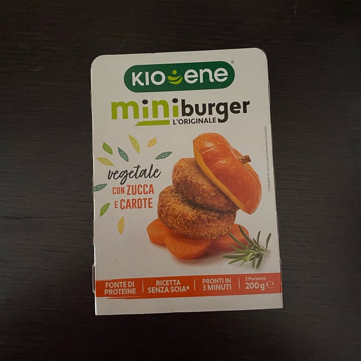 photo of Kioene Mini Burger Zucca E Carote shared by @meg0408 on  09 Apr 2022 - review