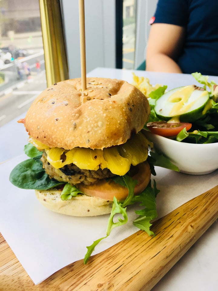 photo of Real Food Barley Mushroom Burger shared by @lucbabe on  07 May 2018 - review