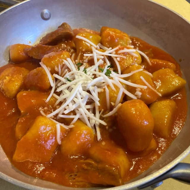 Photo of the dish “Gnocchi alla amatriciana”