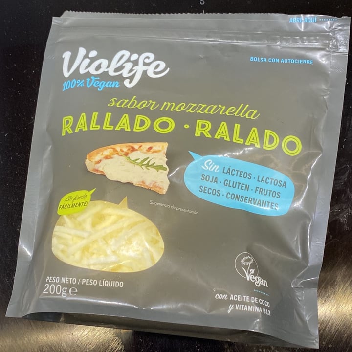 photo of Violife Queso Rallado sabor a Mozzarella shared by @vanesca on  31 Aug 2022 - review