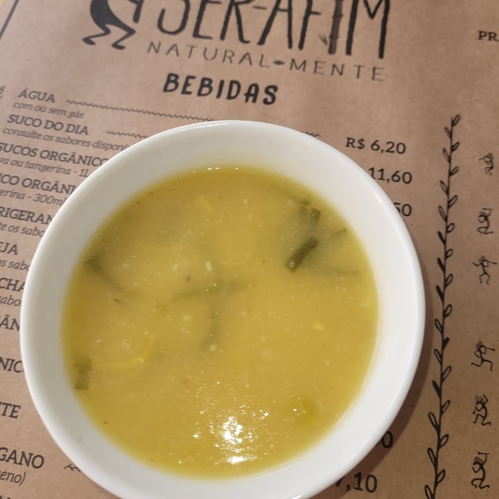 review photo of Ser-Afim Restaurante Vegetariano sopa de mandioquinha shared by @raquelgut on 17 Jun 2022 - review