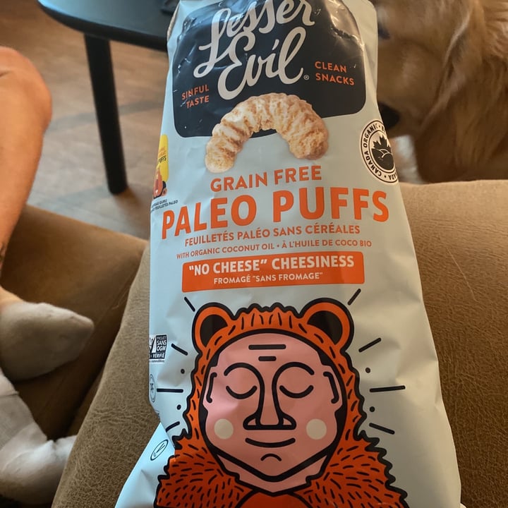 photo of Lesser Evil Snacks Organic Popcorn No Cheese Cheesiness shared by @veganmika on  11 Jul 2021 - review