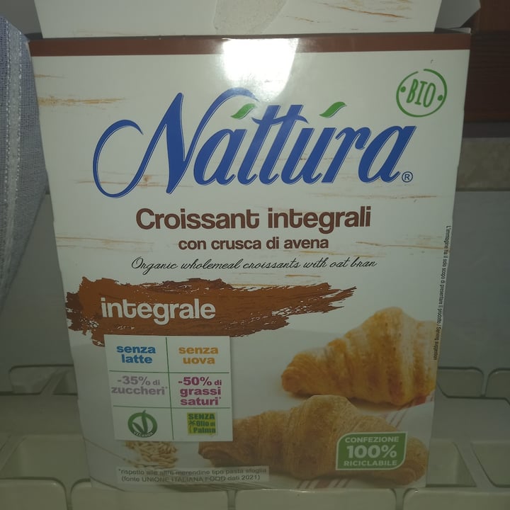 photo of Nattura Croissant intergali con crusca di avena shared by @kibi on  13 Jul 2022 - review