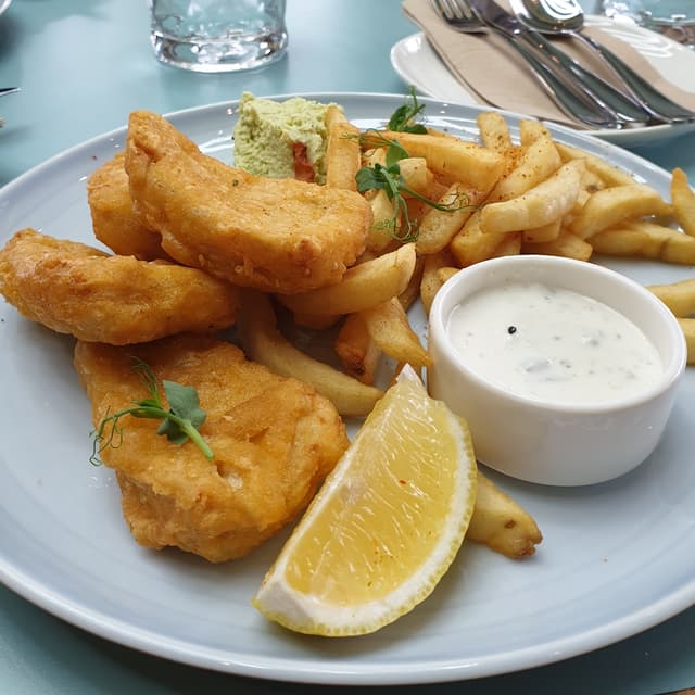 Photo of the dish “Gardein Fish and Chips (Discontinued)”