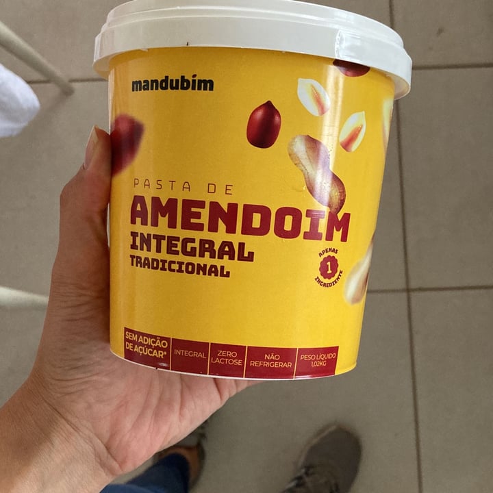 photo of Mandubim Pasta de Amendoim Integral Tradicional shared by @rebecamagro on  01 Feb 2022 - review