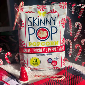 Skinny Pop Popcorn, White Chocolate Peppermint 7.4 Oz