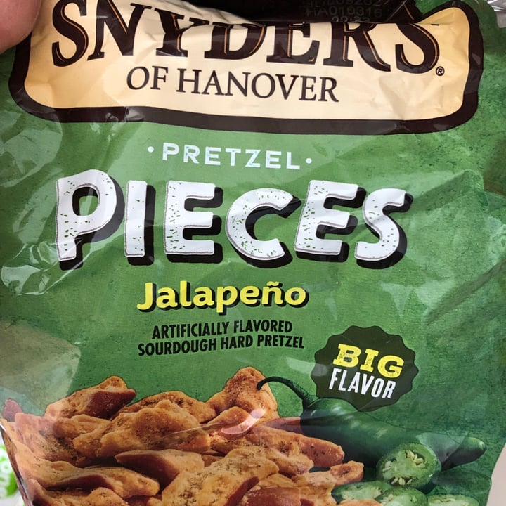 Snyder's of Hanover Jalapeño pretzel pieces Review abillion