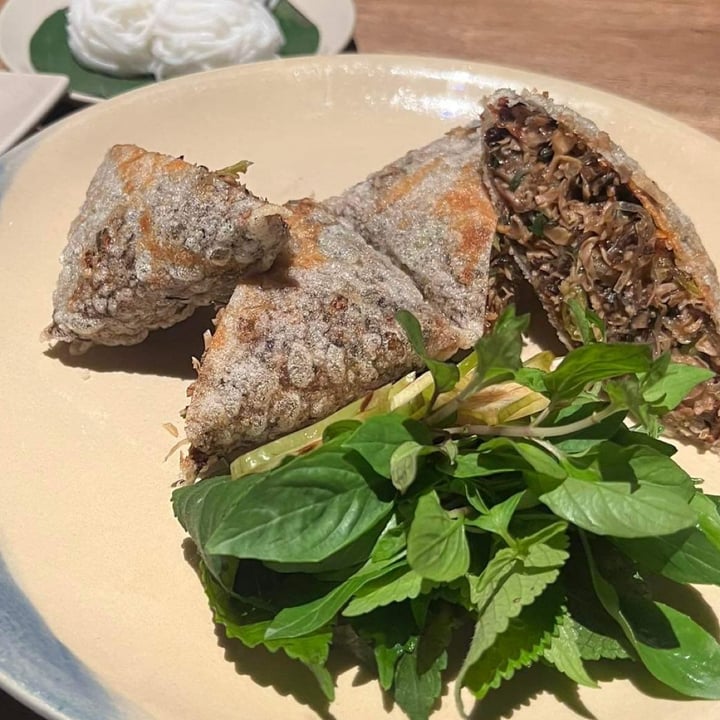 photo of Hum Vegetarian, Café & Restaurant Deep fried spring rolls shared by @cave-tranquil on  14 Sep 2022 - review