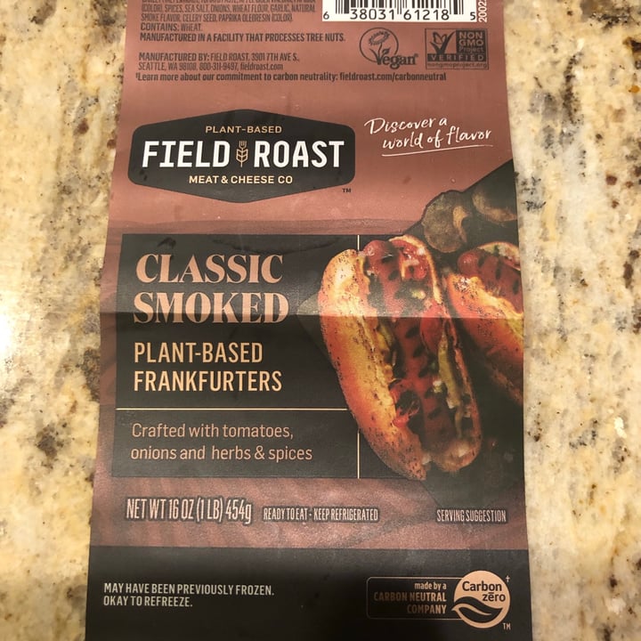 review photo of Field Roast Classic Smoked Plant-based Frankfurters shared by @persch on 05 Jul 2021 - review