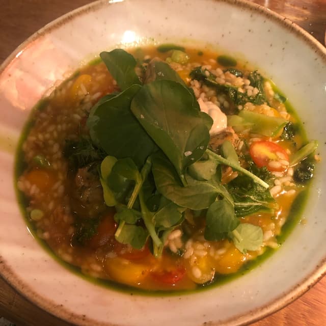 Foto do prato “Arroz caldoso”