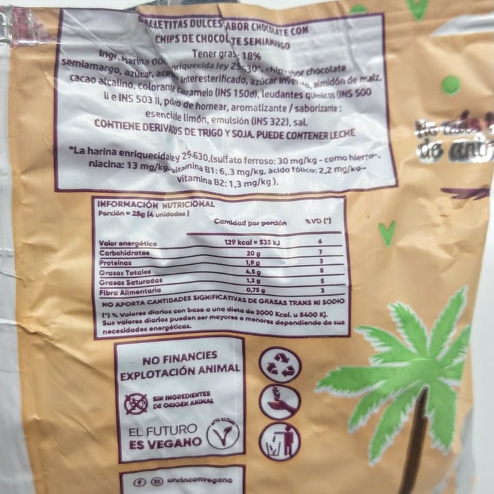 review photo of Un Rincón Vegano Vegchips Galletitas Dulces sabor Chocolate shared by @ma-ga on 24 Nov 2020 - review