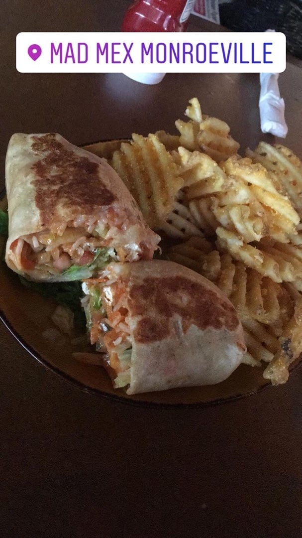 review photo of Mad Mex Monroeville Tofu Wrapture shared by @baybe on 09 Jan 2020 - review