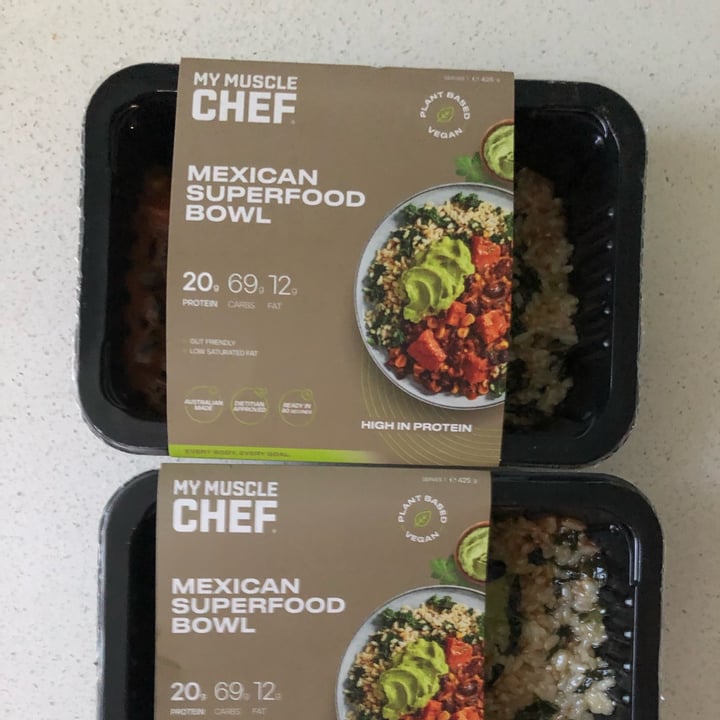 photo of My Muscle Chef Mexican Superfood Bowl shared by @brunowho on  02 Oct 2021 - review
