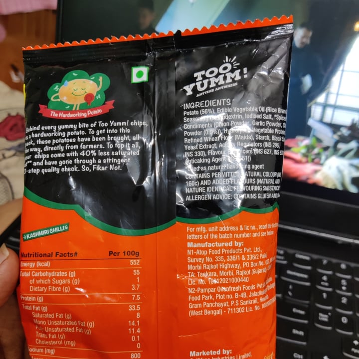 photo of Too yumm! Chips (Kashmiri Chilli) shared by @potatoamur on  13 Jun 2021 - review