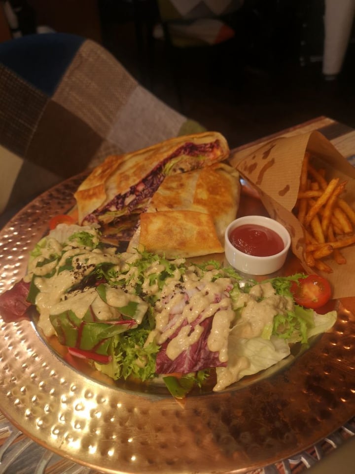 review photo of Cafe SIVA Vegan Wrap Meal shared by @jasperwilkins on 28 Oct 2019 - review