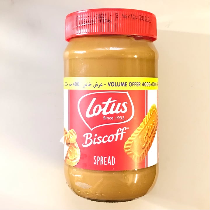 review photo of Lotus Biscoff original caramelised biscuit spread shared by @veganforanimal on 18 Jun 2022 - review