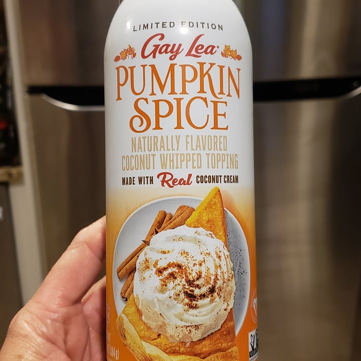 Gay Lea Pumpkin Spice naturally flavored coconut whipped topping Review
