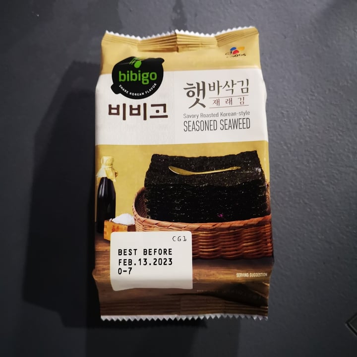 photo of Bibigo Savory Roasted Korean Seasoned Seaweed shared by @raffymabanag on  27 Apr 2022 - review