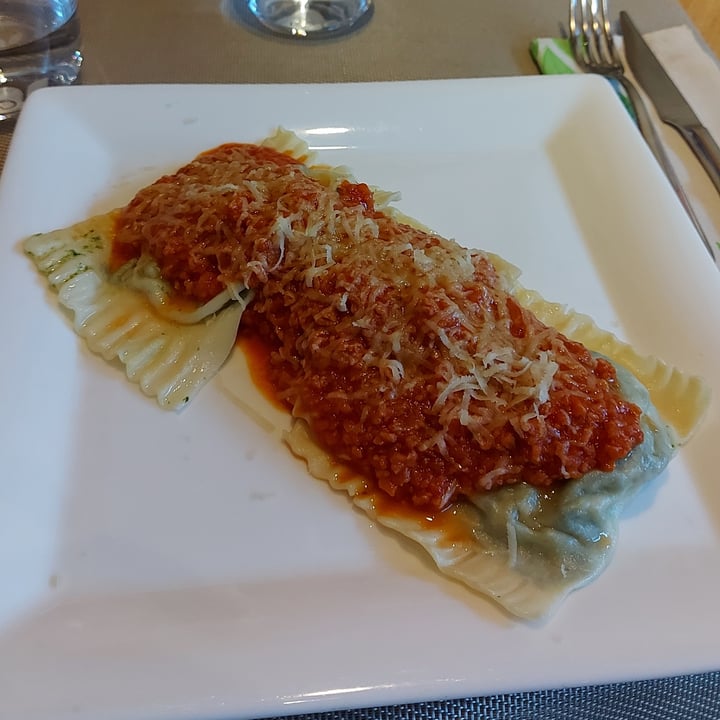 photo of Essenza Love Natural Food tortelli maremmani al ragù vegetale con gondino shared by @nemorosa on  30 Jul 2022 - review